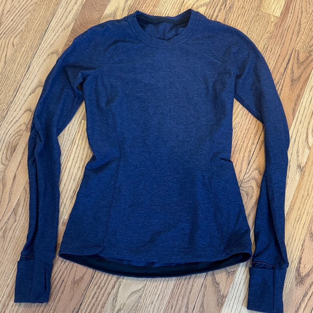lululemon athletica Navy Long Sleeve Top size 4